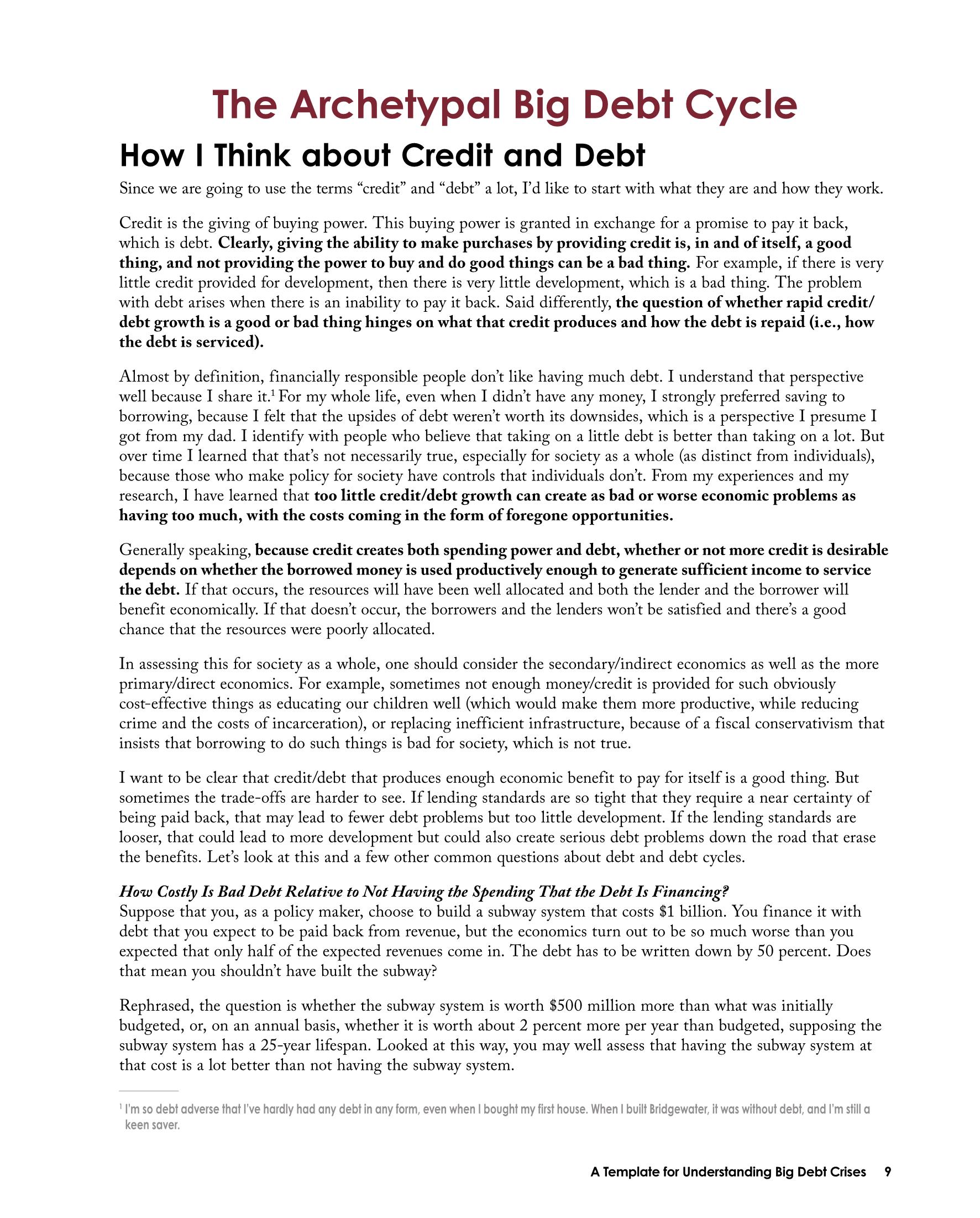 a template for understanding big debt crises pdf download