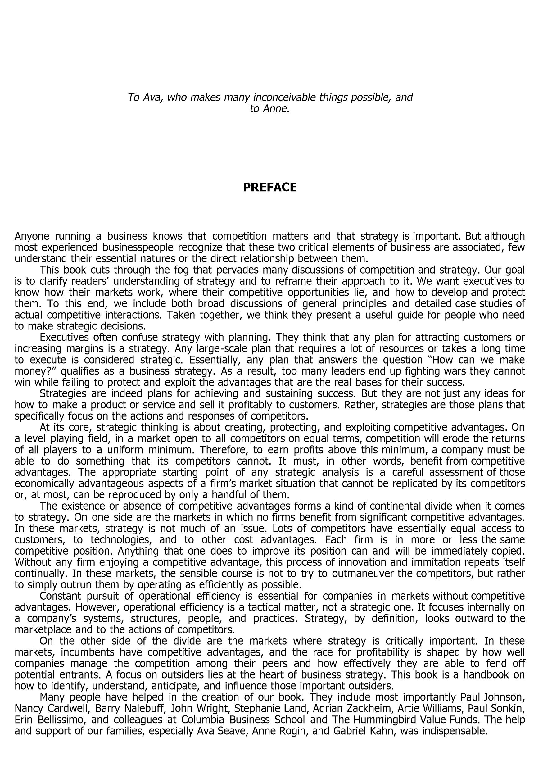 COMPETITION DEMYSTIFIED《企业战略博弈》_文库报告厅