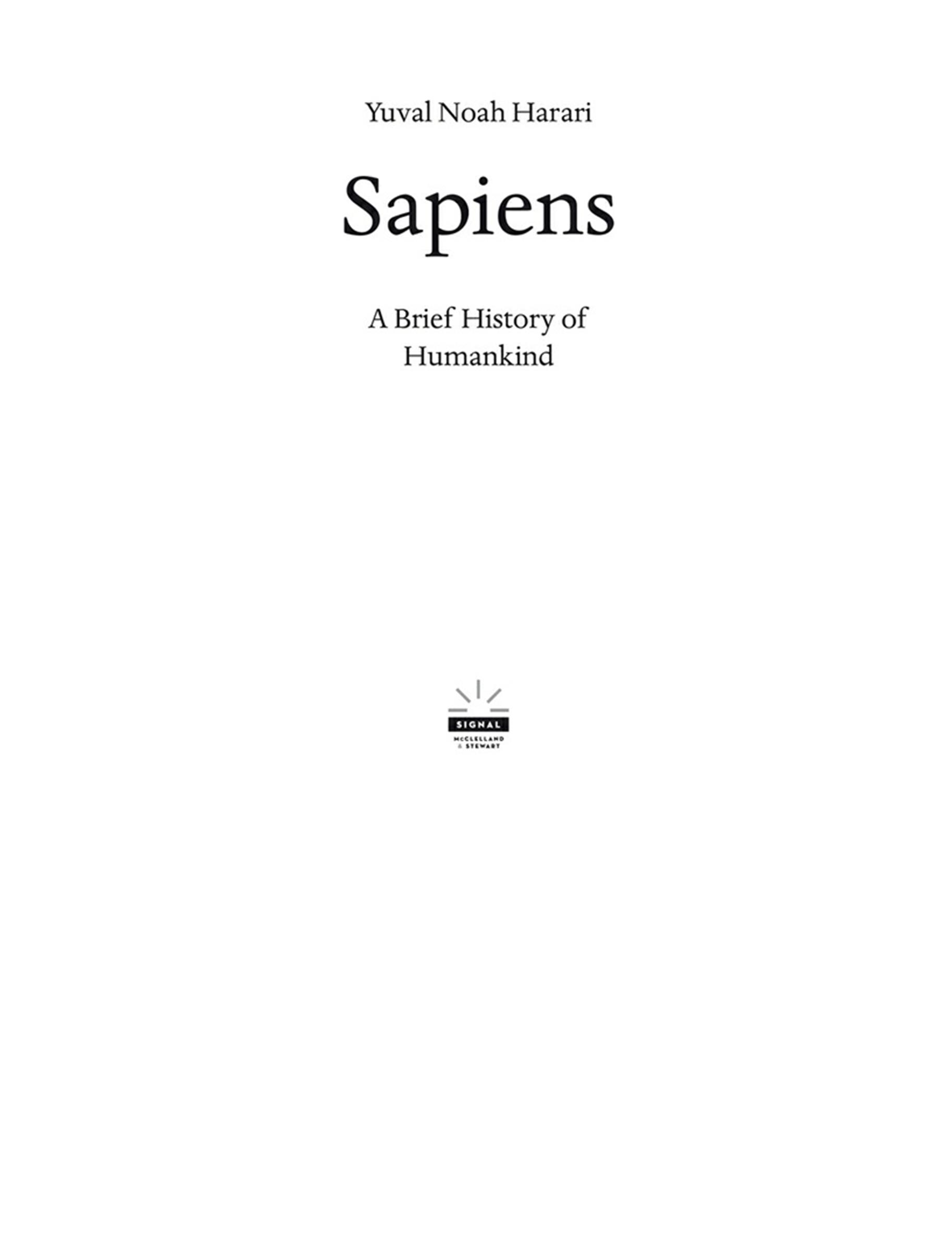 sapiens a brief history of humankind pdf