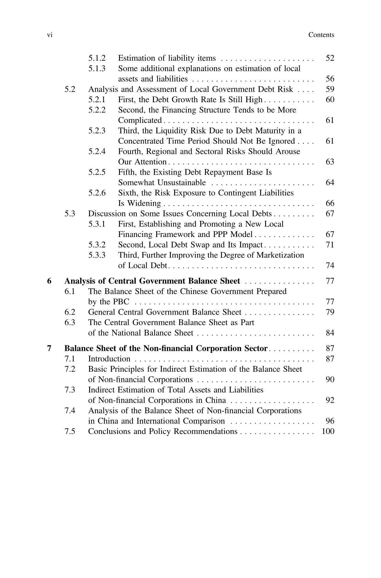 China’s National Balance Sheet (2015) Leverage Adjustment and Risk