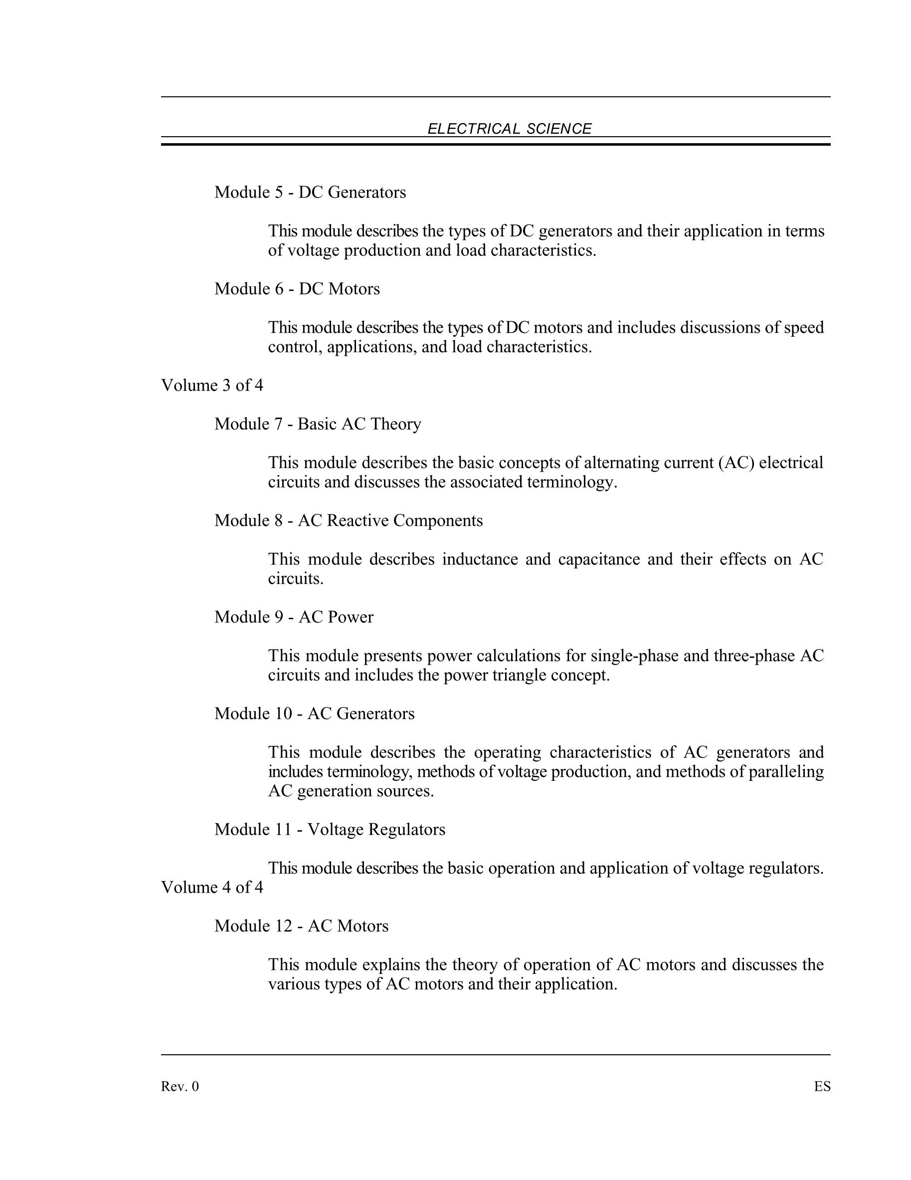 电子书DOE基础知识手册。电气科学（英）DOE FUNDAMENTALS HANDBOOK. Electrical Science_文库报告厅