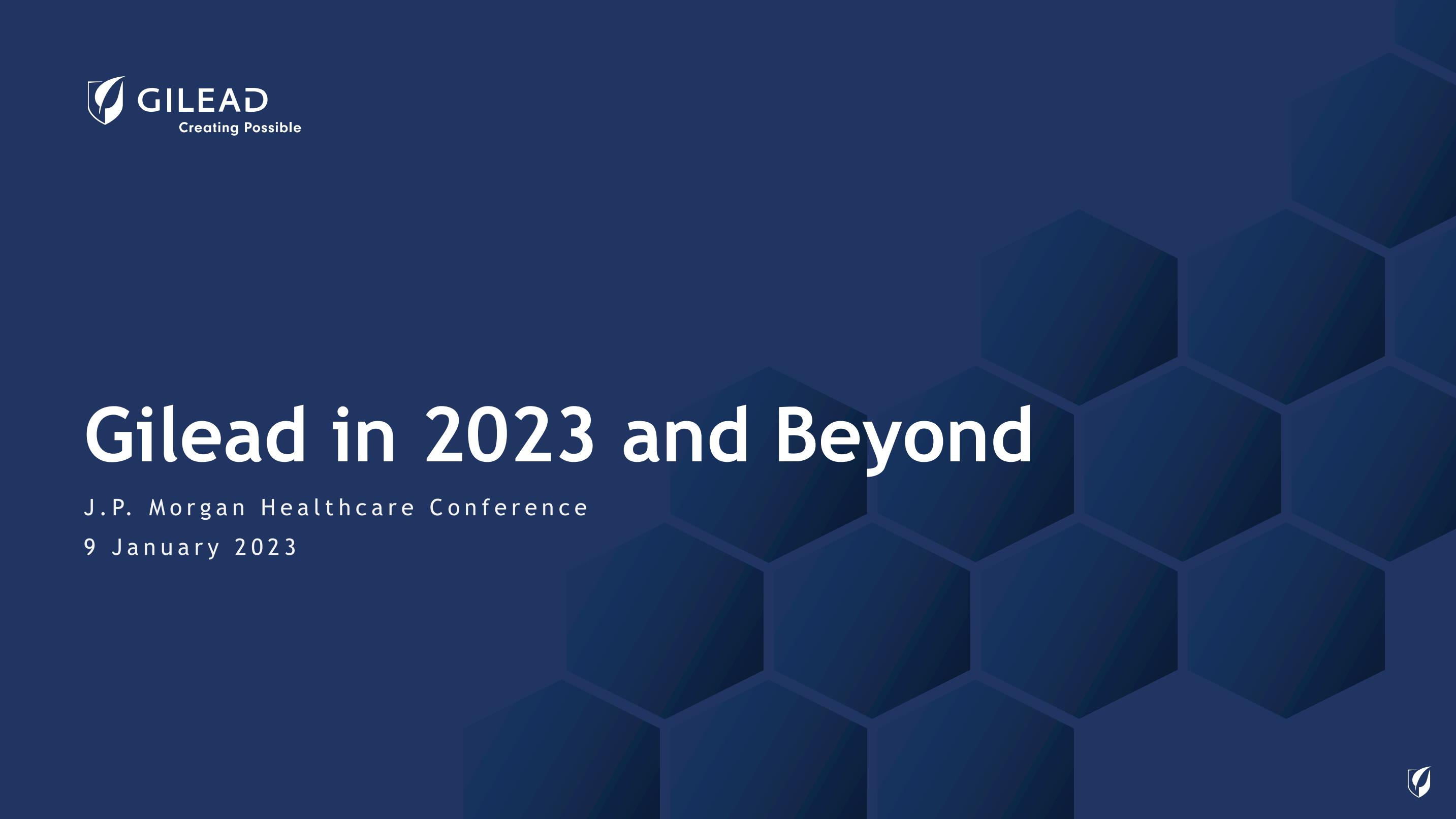 JPM 2023 吉利德_报告报告厅